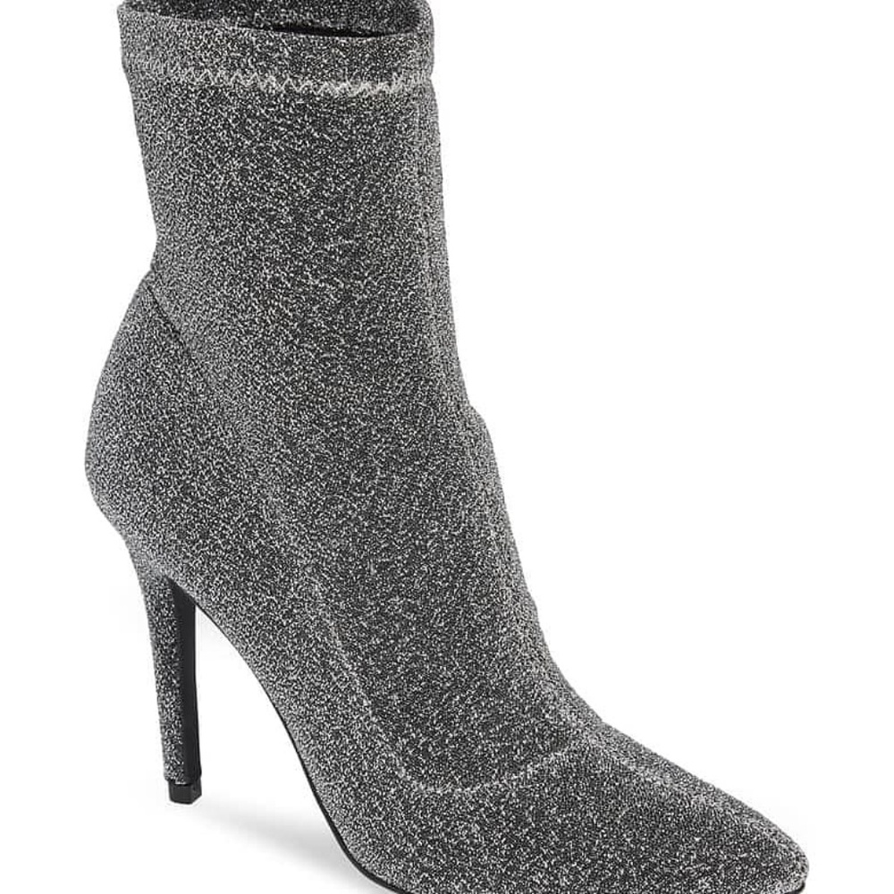 NWT! Charles David Pointy Toe Sock Bootie